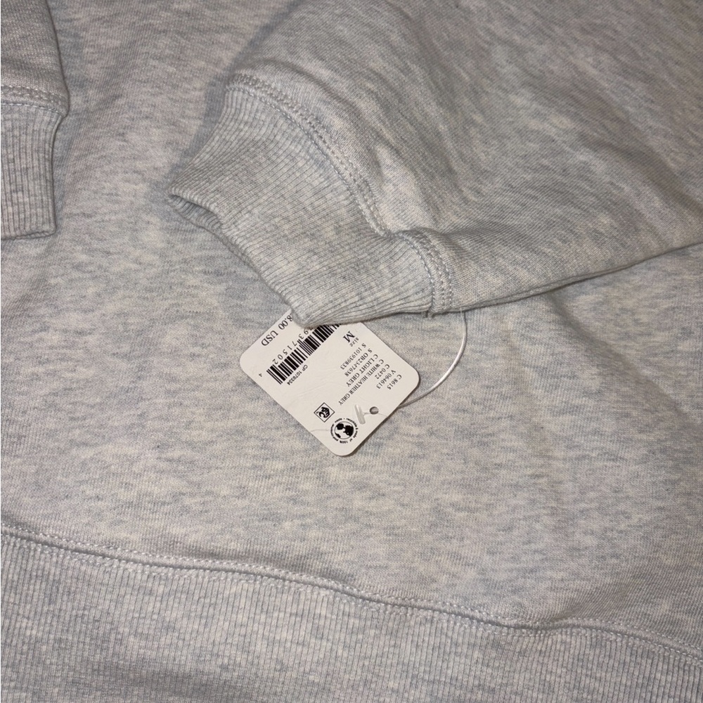 Free People Movement A Cut Above Mock Neck Pullover Sweatshirt Gray Medium NWT - Picture 8 of 9